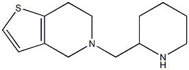 2-{4H,5H,6H,7H-thieno[3,2-c]pyridin-5-ylmethyl}piperidine Structure