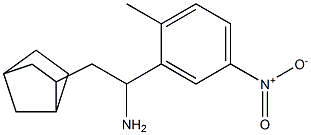 2-{bicyclo[2.2.1]heptan-2-yl}-1-(2-methyl-5-nitrophenyl)ethan-1-amine Structure