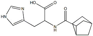 2-{bicyclo[2.2.1]heptan-2-ylformamido}-3-(1H-imidazol-4-yl)propanoic acid Structure