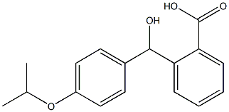 2-{hydroxy[4-(propan-2-yloxy)phenyl]methyl}benzoic acid 구조식 이미지