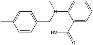 2-{methyl[(4-methylphenyl)methyl]amino}benzoic acid Structure