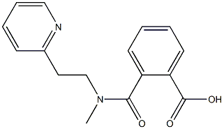 2-{methyl[2-(pyridin-2-yl)ethyl]carbamoyl}benzoic acid Structure