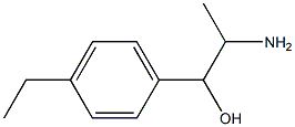 2-amino-1-(4-ethylphenyl)propan-1-ol Structure