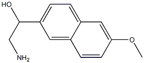 2-amino-1-(6-methoxynaphthalen-2-yl)ethan-1-ol Structure