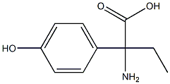 2-amino-2-(4-hydroxyphenyl)butanoic acid 구조식 이미지