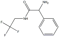 2-amino-2-phenyl-N-(2,2,2-trifluoroethyl)acetamide Structure