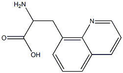 2-amino-3-(quinolin-8-yl)propanoic acid 구조식 이미지
