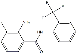 2-amino-3-methyl-N-[2-(trifluoromethyl)phenyl]benzamide 구조식 이미지