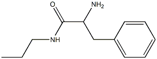 2-amino-3-phenyl-N-propylpropanamide 구조식 이미지