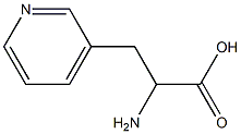 2-amino-3-pyridin-3-ylpropanoic acid 구조식 이미지