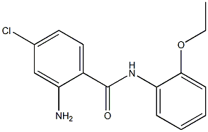 2-amino-4-chloro-N-(2-ethoxyphenyl)benzamide Structure