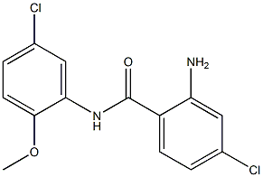 2-amino-4-chloro-N-(5-chloro-2-methoxyphenyl)benzamide 구조식 이미지