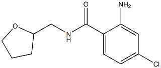 2-amino-4-chloro-N-(tetrahydrofuran-2-ylmethyl)benzamide Structure