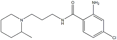 2-amino-4-chloro-N-[3-(2-methylpiperidin-1-yl)propyl]benzamide 구조식 이미지