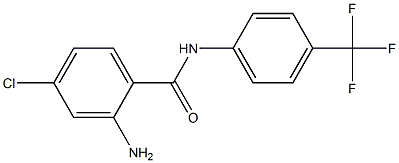 2-amino-4-chloro-N-[4-(trifluoromethyl)phenyl]benzamide 구조식 이미지