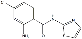 2-amino-4-chloro-N-1,3-thiazol-2-ylbenzamide 구조식 이미지