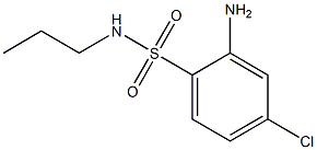 2-amino-4-chloro-N-propylbenzene-1-sulfonamide Structure