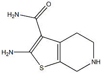 2-amino-4H,5H,6H,7H-thieno[2,3-c]pyridine-3-carboxamide Structure