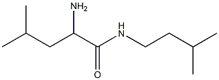 2-amino-4-methyl-N-(3-methylbutyl)pentanamide 구조식 이미지