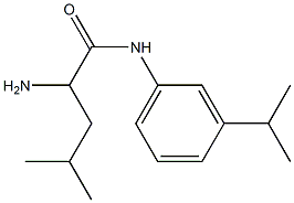 2-amino-4-methyl-N-[3-(propan-2-yl)phenyl]pentanamide 구조식 이미지
