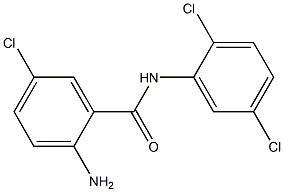 2-amino-5-chloro-N-(2,5-dichlorophenyl)benzamide Structure