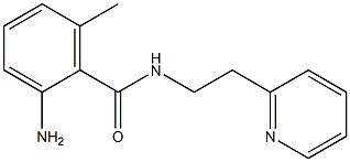 2-amino-6-methyl-N-(2-pyridin-2-ylethyl)benzamide Structure