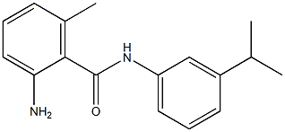 2-amino-6-methyl-N-[3-(propan-2-yl)phenyl]benzamide 구조식 이미지