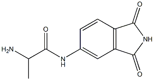 2-amino-N-(1,3-dioxo-2,3-dihydro-1H-isoindol-5-yl)propanamide Structure