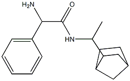 2-amino-N-(1-bicyclo[2.2.1]hept-2-ylethyl)-2-phenylacetamide 구조식 이미지