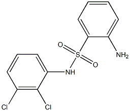 2-amino-N-(2,3-dichlorophenyl)benzene-1-sulfonamide Structure