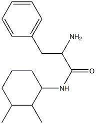 2-amino-N-(2,3-dimethylcyclohexyl)-3-phenylpropanamide 구조식 이미지