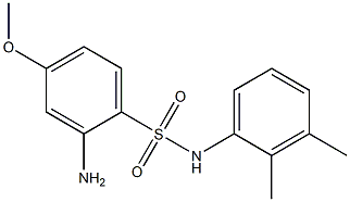 2-amino-N-(2,3-dimethylphenyl)-4-methoxybenzene-1-sulfonamide 구조식 이미지