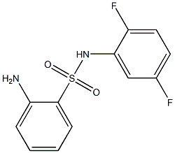 2-amino-N-(2,5-difluorophenyl)benzene-1-sulfonamide 구조식 이미지