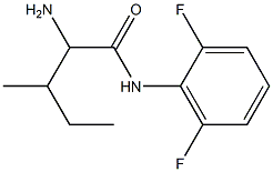 2-amino-N-(2,6-difluorophenyl)-3-methylpentanamide Structure