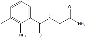 2-amino-N-(2-amino-2-oxoethyl)-3-methylbenzamide Structure