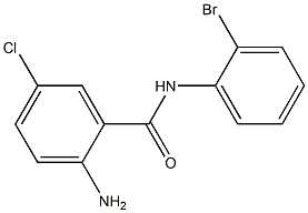 2-amino-N-(2-bromophenyl)-5-chlorobenzamide 구조식 이미지