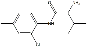 2-amino-N-(2-chloro-4-methylphenyl)-3-methylbutanamide 구조식 이미지