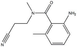 2-amino-N-(2-cyanoethyl)-N,6-dimethylbenzamide Structure