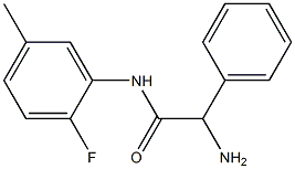 2-amino-N-(2-fluoro-5-methylphenyl)-2-phenylacetamide Structure