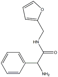 2-amino-N-(2-furylmethyl)-2-phenylacetamide Structure