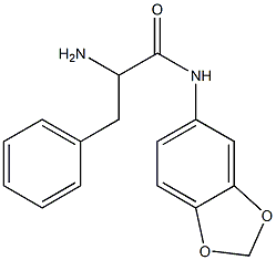 2-amino-N-(2H-1,3-benzodioxol-5-yl)-3-phenylpropanamide 구조식 이미지