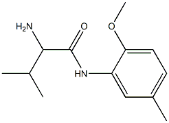 2-amino-N-(2-methoxy-5-methylphenyl)-3-methylbutanamide 구조식 이미지