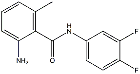 2-amino-N-(3,4-difluorophenyl)-6-methylbenzamide Structure