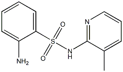 2-amino-N-(3-methylpyridin-2-yl)benzene-1-sulfonamide Structure