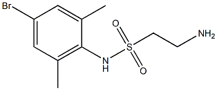 2-amino-N-(4-bromo-2,6-dimethylphenyl)ethane-1-sulfonamide 구조식 이미지