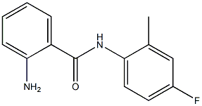 2-amino-N-(4-fluoro-2-methylphenyl)benzamide Structure