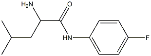 2-amino-N-(4-fluorophenyl)-4-methylpentanamide 구조식 이미지