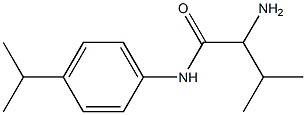 2-amino-N-(4-isopropylphenyl)-3-methylbutanamide Structure