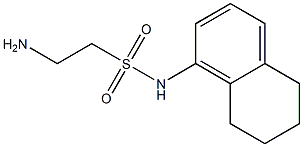 2-amino-N-(5,6,7,8-tetrahydronaphthalen-1-yl)ethane-1-sulfonamide Structure