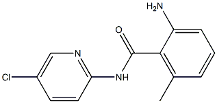 2-amino-N-(5-chloropyridin-2-yl)-6-methylbenzamide Structure